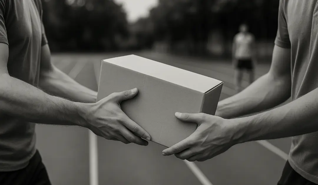 Like a relay race handoff, “tendered to delivery service provider” marks a key transition in last-mile shipping.