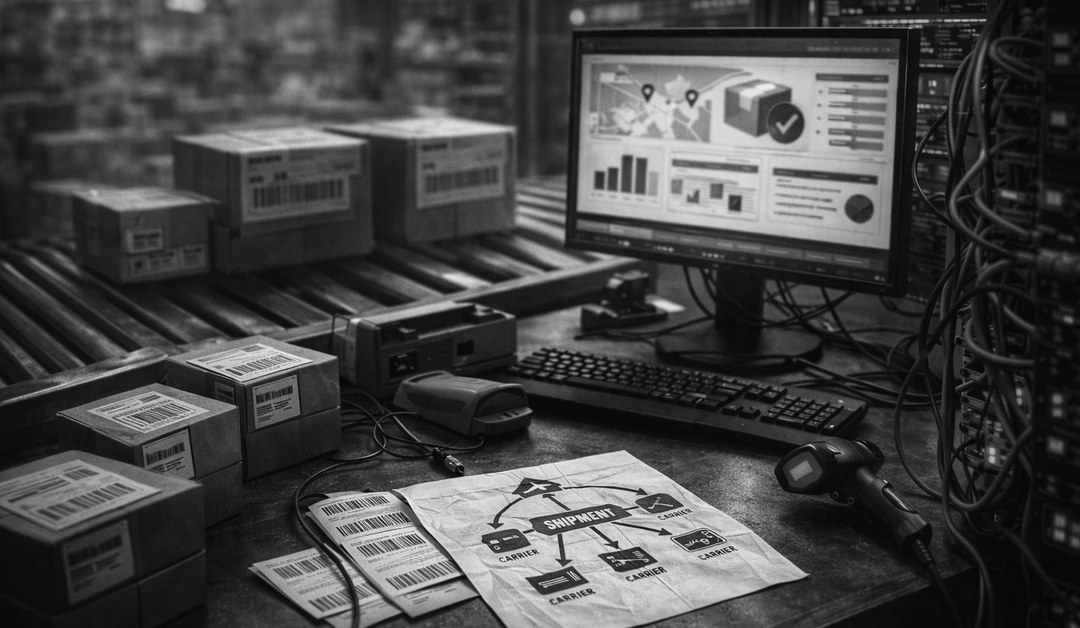 A carrier integration platform connects carrier data, label workflows, and tracking into one operational view.