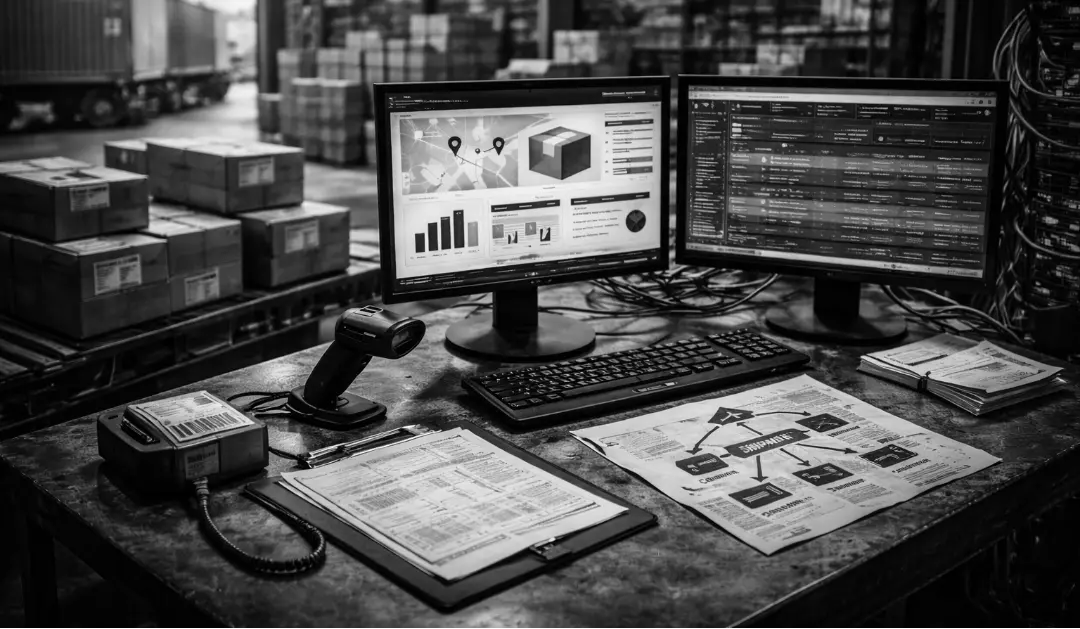 A shipping ops workstation where teams compare carrier performance, costs, and delivery outcomes.