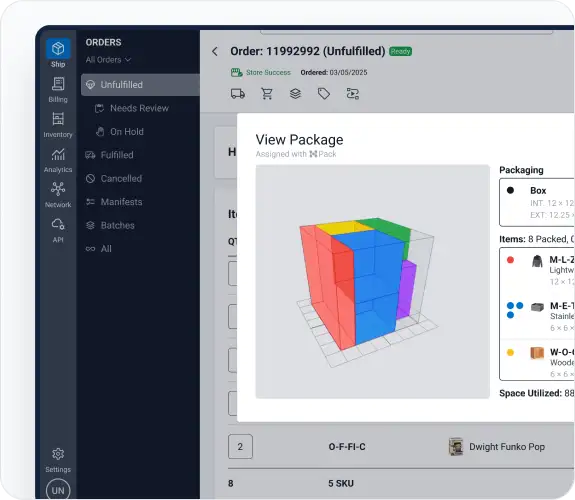 Pack product preview